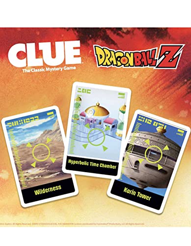 Dragon Ball Z CLUE Collectible Clue Board Game Featuring Anime Show | Officially-Licensed Game with Familiar Locations and Iconic Characters from Dragon Ball Show | The Storepaperoomates Retail Market - Fast Affordable Shopping