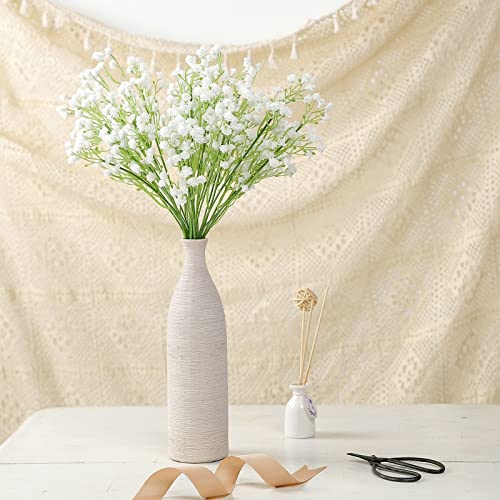 Efavormart 12 Pack – 22″ White Babys Breath Artificial Flowers, Gypsophila Real Touch Silk Flowers Stem for DIY, Wedding, Party, Home, Floral Arrangement, Garden Decoration | The Storepaperoomates Retail Market - Fast Affordable Shopping