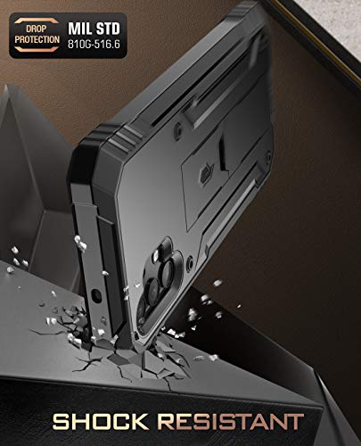Poetic Revolution Series Case for Samsung Galaxy A32 5G, Full-Body Rugged Dual-Layer Shockproof Protective Cover with Kickstand and Built-in-Screen Protector, Black | The Storepaperoomates Retail Market - Fast Affordable Shopping