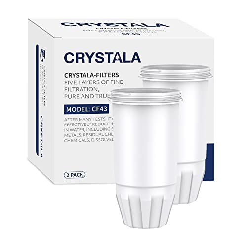 Crystala Filters ZR-017 Replacement Water Filters, Compatible with ZeroWater Pitchers and Dispensers, 2 Pack | The Storepaperoomates Retail Market - Fast Affordable Shopping