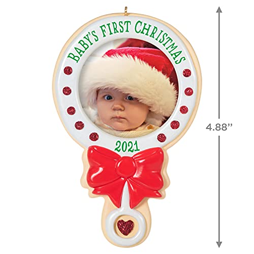 Hallmark Keepsake Resin Christmas Ornament, Year Dated 2021, Baby’s First Christmas Photo Frame | The Storepaperoomates Retail Market - Fast Affordable Shopping