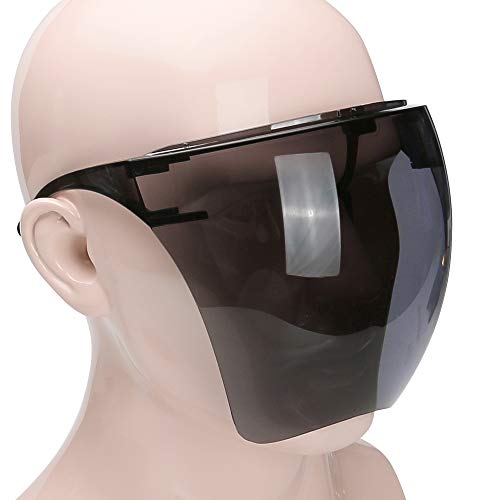 MEIGIX Anti Fog Goggle Sunglasses Unisex Visor Full Face Protective Shield Glasses Fashion Tinted Lens Eyewear (Black) | The Storepaperoomates Retail Market - Fast Affordable Shopping