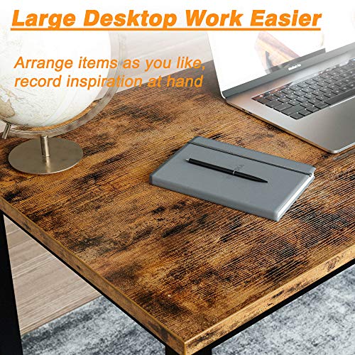 IRONCK Computer Desk 47″ Small Office Desk Simple Study Writing Table, Industrial Style Workstation for Home Office, Easy Assembly,Industrial Style | The Storepaperoomates Retail Market - Fast Affordable Shopping