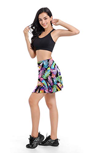 Annjoli Women’s Skorts Athletic Skirt for Golf Tennis Workout Running Skirt with Pockets (as1, Alpha, l, Regular, Regular, 176-58-9, Large) | The Storepaperoomates Retail Market - Fast Affordable Shopping