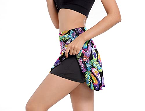 Annjoli Women’s Skorts Athletic Skirt for Golf Tennis Workout Running Skirt with Pockets (as1, Alpha, l, Regular, Regular, 176-58-9, Large) | The Storepaperoomates Retail Market - Fast Affordable Shopping