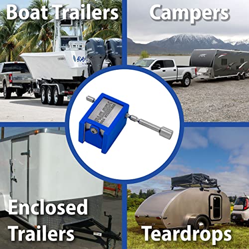 PACLOCK’s UCS-79A Universal Trailer Coupler Lock, Buy American Act Compliant, Blue Anodized Aluminum, High Security 6-Pin Cylinder, One Lock Keyed to a Number U-Pick! w/ 2 Keys | The Storepaperoomates Retail Market - Fast Affordable Shopping