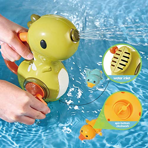 MaxTronic Baby Bath Toys for Toddlers，Dinosaur Toys Bathtub Water Spray Toys with Wind Up Swimming Little Ducks for Preschool Kids Boys Girls Ages 18M+ 1 2 3 4 5 6 Years | The Storepaperoomates Retail Market - Fast Affordable Shopping