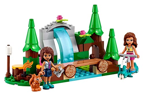 LEGO Friends Forest Waterfall Camping Adventure Set 41677, Building Toys with Andrea and Olivia Mini-Dolls, Toys for 5 Plus Year Old Kids, Girls & Boys, Gift Idea | The Storepaperoomates Retail Market - Fast Affordable Shopping