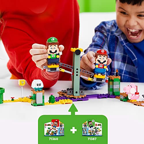 LEGO Super Mario Adventures with Luigi Starter Course 71387 Toy for Kids, Interactive Figure and Buildable Game with Pink Yoshi, Easter Gifts for Kids and Super Mario Bros. Fans Age 6 Plus Years Old | The Storepaperoomates Retail Market - Fast Affordable Shopping