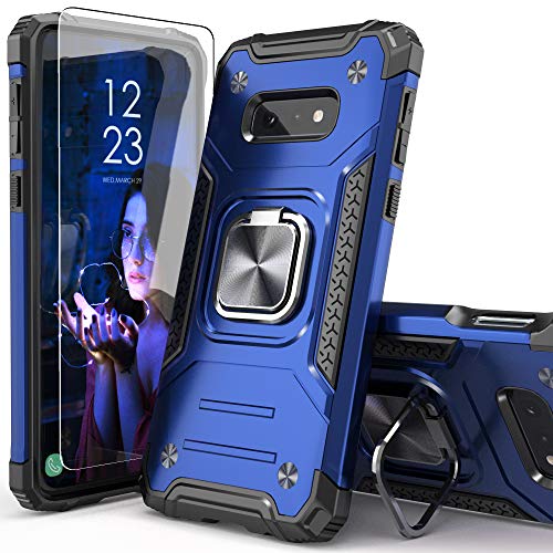 IDYStar Galaxy S10E Case with Screen Protector, Galaxy S10E Case, Shockproof Drop Test Cover with Car Mount Kickstand Lightweight Protective Cover for Samsung Galaxy S10E, Blue | The Storepaperoomates Retail Market - Fast Affordable Shopping