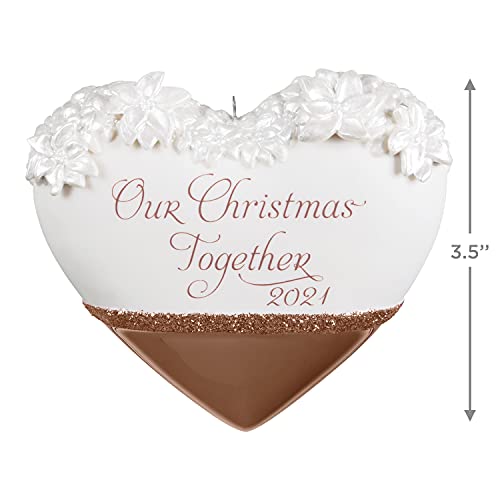 Hallmark Keepsake Christmas Ornament, Year Dated 2021, Our Christmas Together Heart, Porcelain | The Storepaperoomates Retail Market - Fast Affordable Shopping
