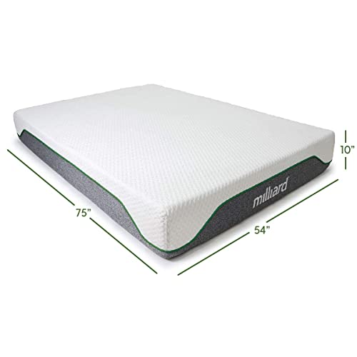 Milliard Memory Foam Mattress 10 inch Firm, Bed-in-a-Box | Pressure Relieving, Classic (Full) | The Storepaperoomates Retail Market - Fast Affordable Shopping
