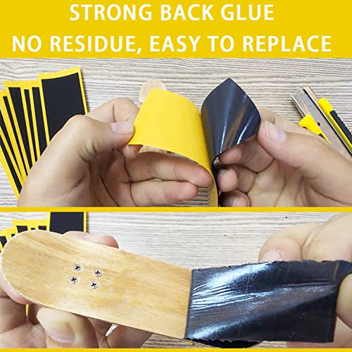 Birllaid Fingerboard Foam Grip Tape,12 Pcs Quality Fingerboard Grip Tape,38mmX110mm (12) | The Storepaperoomates Retail Market - Fast Affordable Shopping