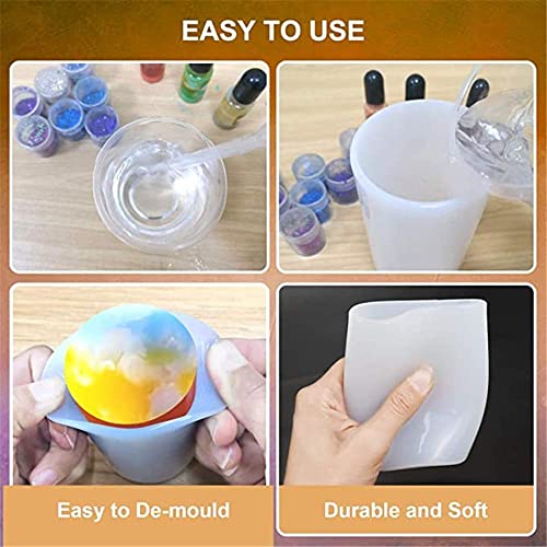 GERUSEA GTian 2 Sizes Cylinder Candle Molds Silicone Mold for Candle Making, Pillar Candles Resin Mould Epoxy Resin Casting Molds DIY Aromatherapy Candles, Wax, Soaps, Polymer Clay | The Storepaperoomates Retail Market - Fast Affordable Shopping