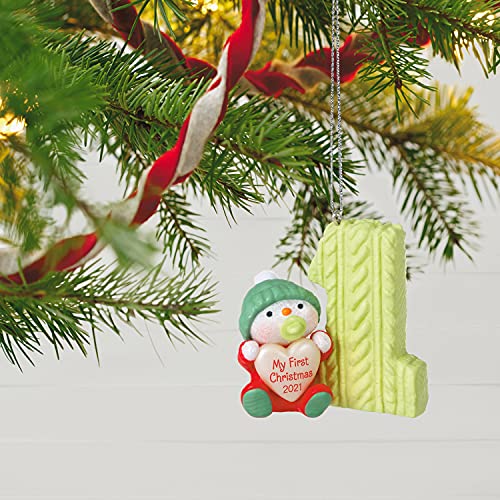 Hallmark Keepsake Christmas Ornament, Year Dated 2021, My First Christmas Snowman | The Storepaperoomates Retail Market - Fast Affordable Shopping