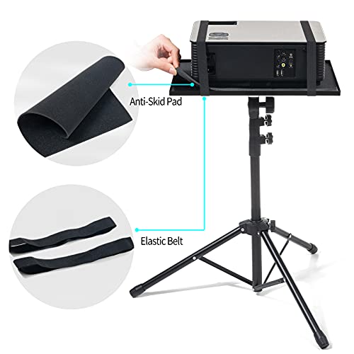 Projector Laptop Stand,Computer Stand with Phone Holder,Adjustable Height Laptop Tripod,Outdoor Foldable Dj Equipment Holder Mount Apply to Stage Or Studio (18-47 INCH) | The Storepaperoomates Retail Market - Fast Affordable Shopping