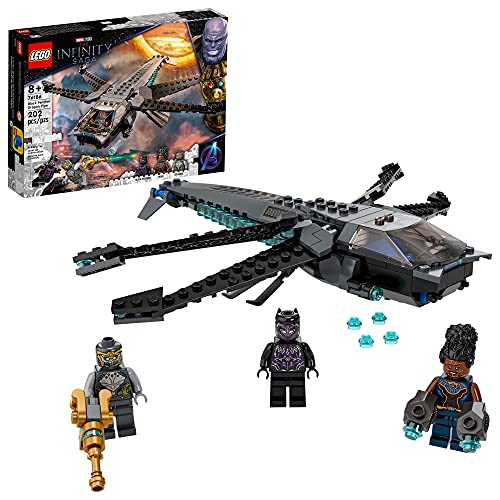 LEGO Marvel Black Panther Dragon Flyer 76186 Building Kit Toy; Create The Final Battle Scene from Avengers: Endgame; New 2021 (202 Pieces)