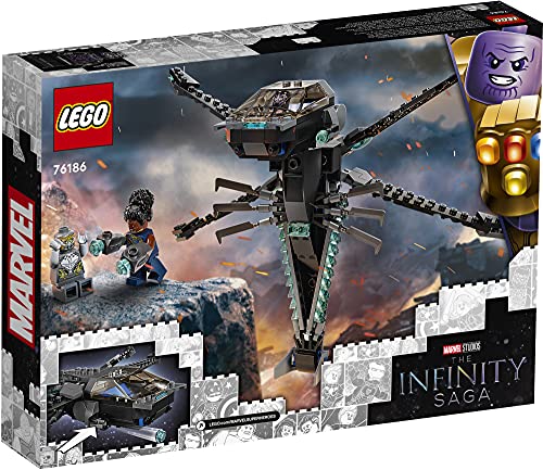 LEGO Marvel Black Panther Dragon Flyer 76186 Building Kit Toy; Create The Final Battle Scene from Avengers: Endgame; New 2021 (202 Pieces) | The Storepaperoomates Retail Market - Fast Affordable Shopping