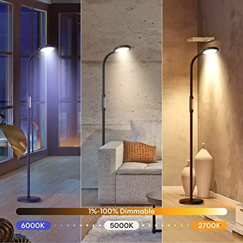 Meross Smart LED Floor Lamp, Dimmable Floor Lamp Supports HomeKit, Alexa, Google Assistant, 3-in-1 Standing LED Floor Lamp for Living Room, Bedroom with Gooseneck, Tunable White, Remote & App Control | The Storepaperoomates Retail Market - Fast Affordable Shopping