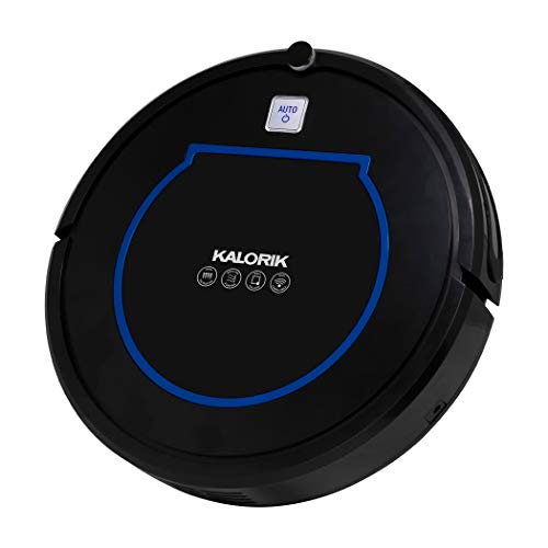 Kalorik Home Smart Robot Vacuum Pro with Ionic Pure Air Technology, Wi-Fi Enabled Gyroscopic Mapping & Various Cleaning Modes (Black and Blue) | The Storepaperoomates Retail Market - Fast Affordable Shopping
