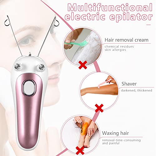 MiSMON Facial Electric Hair Epilators for Women, Hair Removal Device for women’s Fine Hairs on Face, Legs, Arms | The Storepaperoomates Retail Market - Fast Affordable Shopping