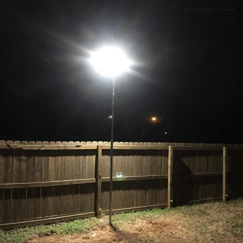 TORCHSTAR 83W LED Barn Light Bundle Mounting Arm, 83W Dusk to Dawn LED Area Light with Photocell, 5000K Daylight, Yard Street Flood Lighting & Sturdy Mounting Pole, Iron Housing, Silver | The Storepaperoomates Retail Market - Fast Affordable Shopping