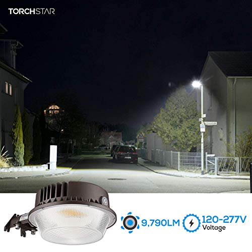 TORCHSTAR 83W LED Barn Light Bundle Mounting Arm, 83W Dusk to Dawn LED Area Light with Photocell, 5000K Daylight, Yard Street Flood Lighting & Sturdy Mounting Pole, Iron Housing, Silver | The Storepaperoomates Retail Market - Fast Affordable Shopping