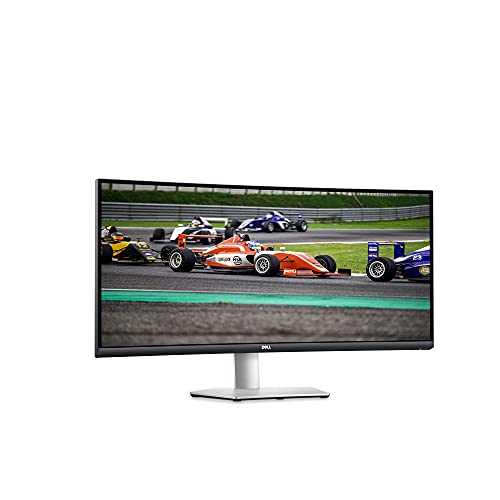 Dell S3422DW – 34-inch WQHD 21:9 Curved Monitor, 3440 x 1440 at 100Hz, 1800R, Built-in Dual 5W Speakers, 4ms Grey-to-Grey Response Time (Extreme Mode), 16.7 Million Colors, Silver | The Storepaperoomates Retail Market - Fast Affordable Shopping