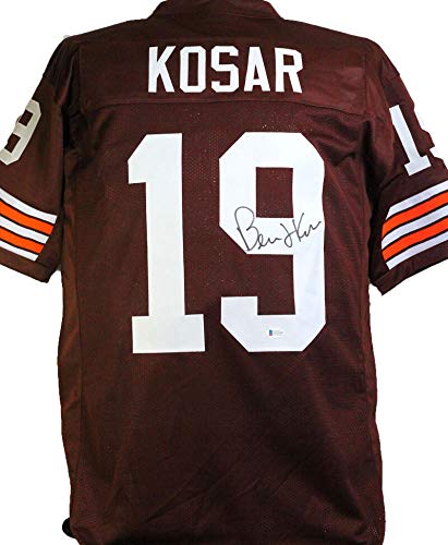 Bernie Kosar Autographed Brown Pro Style Jersey – Beckett Witness Black | The Storepaperoomates Retail Market - Fast Affordable Shopping