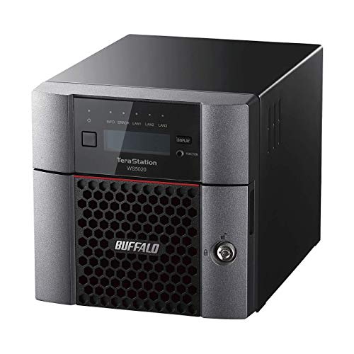BUFFALO TeraStation WS5220DN Windows Server IoT 2019 8TB (2x4TB) Desktop NAS with Hard Drives Included / 4 Bay / 10GbE / Storage Server / NAS Storage / Network Storage / File Server / Windows Storage | The Storepaperoomates Retail Market - Fast Affordable Shopping