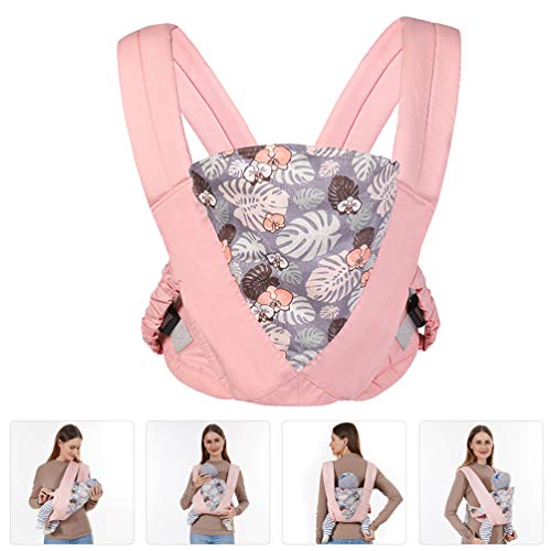 Toyvian Pink Ergonomic Face in and Face Out Front and Back Carry for Newborn Infant Toddler Infant Harness Sling Backpack Wrap | The Storepaperoomates Retail Market - Fast Affordable Shopping
