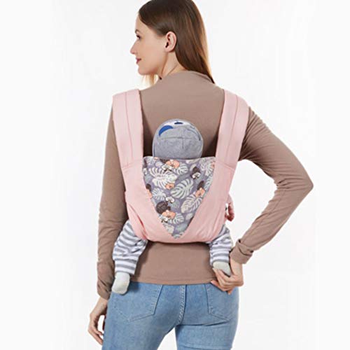 Toyvian Pink Ergonomic Face in and Face Out Front and Back Carry for Newborn Infant Toddler Infant Harness Sling Backpack Wrap | The Storepaperoomates Retail Market - Fast Affordable Shopping