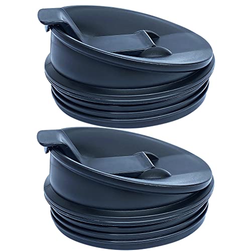 Veterger Replacement Parts Lids,Compatible with Cups for Nutri Ninja Blender Auto iQ BL480 BL482 BL642 NN102 BL682 BL450 BL2013 (2 sip & seal lids)