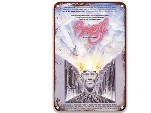 TGDB Brazil,Vintage Movies Metal Tin Signs Funny for Room Living Room Garden Coffee & Bar Art 8×12 Inches | The Storepaperoomates Retail Market - Fast Affordable Shopping