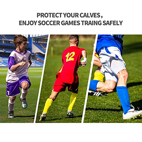 Antoyo Soccer Shin Guards, Slip and Slide Protective Soccer Gear for Youths and Adults, Padded Shin Protection Equipment with Ankle Support and Adjustable Straps for Comprehensive Protection Blue-S | The Storepaperoomates Retail Market - Fast Affordable Shopping
