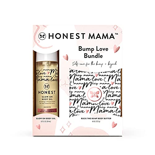 The Honest Company Mama Body Butter + Body Oil Bump Love Bundle, 8.2 Oz. | The Storepaperoomates Retail Market - Fast Affordable Shopping
