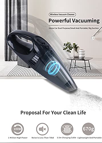 Baloone Handheld Vacuum Cleaner Wet&Dry to Use Stainless Steel,Powerful Suction Lightweight Mini Hand Car | The Storepaperoomates Retail Market - Fast Affordable Shopping