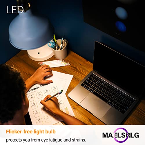 Maelsrlg LED Refrigerator Light Bulb, 40W Equivalent, Freezer Fridge Appliance Light Bulb, Soft White 2700K, 5W 500 Lumens, Non-Dimmable, E26 Base, A15 Frosted, Pack of 2 | The Storepaperoomates Retail Market - Fast Affordable Shopping
