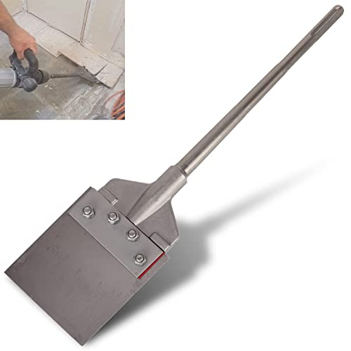 MYOYAY SDS Max Floor Scraper 6 Inch Wide Heavy Duty Blade Scraper Tile Removal Chisel Bit with Long Handle | The Storepaperoomates Retail Market - Fast Affordable Shopping