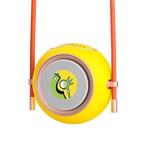 Malphite Personal Fan,Hanging Neck Rechargeable Wearable USB Fans Hand-Free Small Mini Fan with Adjustable Lanyard Outdoor,Office and Travel,F0006,Playful Yellow | The Storepaperoomates Retail Market - Fast Affordable Shopping