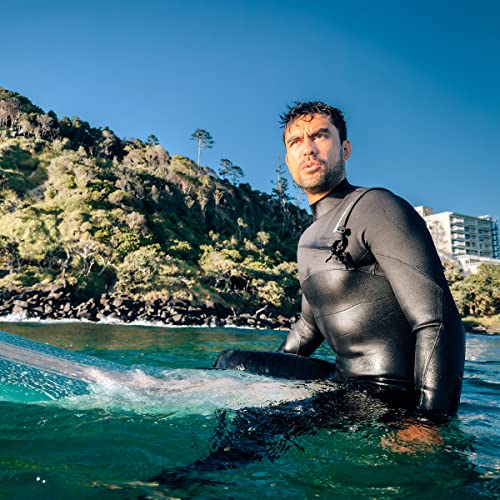 Men’s Surfing Wetsuit Full Body GBS 3/2mm Neoprene Premium Thermal Chest Zip Liquid Taped Wetsuit (New Version, Small) | The Storepaperoomates Retail Market - Fast Affordable Shopping