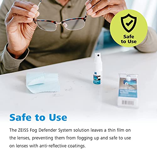 Zeiss Fog Defender System Anti-Fog Kit for Glasses 3 Pack – 3 Spray Bottles and 3 Microfiber Cloths | The Storepaperoomates Retail Market - Fast Affordable Shopping