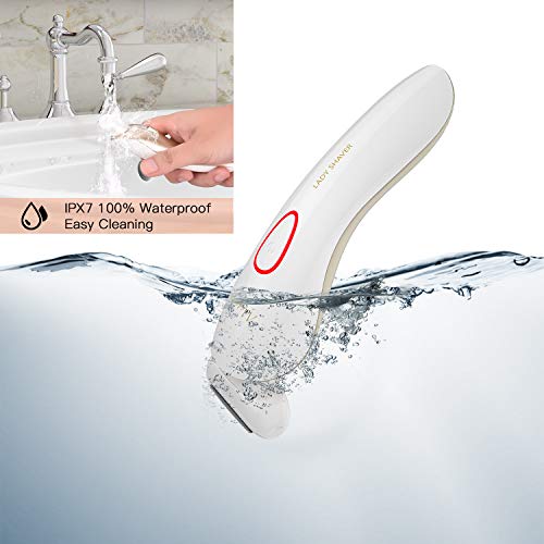 Lady Shaver, Electric Razor for Women Painless Rechargeable Ladies Electric Shaver Wet and Dry Women Razor for Legs and Underarms 3 in 1 Cordless Waterproof Womens Shaver with LED Light (White) | The Storepaperoomates Retail Market - Fast Affordable Shopping