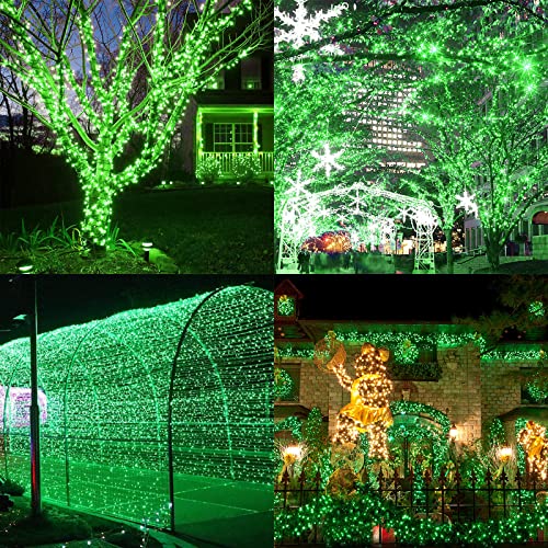 300 LED String Lights, 115 Ft Dark Green Wire Indoor Outdoor String Lights with 8 Modes, Connectable, Timer, Waterproof Fairy Twinkle Lights for Tree, Home, Garden, Wedding, Holiday Decor (Green) | The Storepaperoomates Retail Market - Fast Affordable Shopping