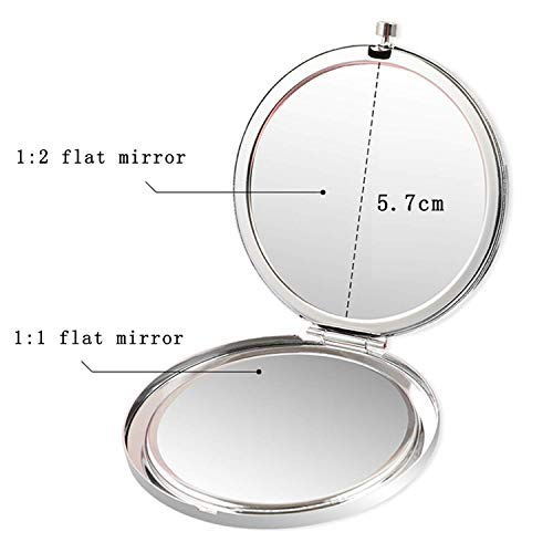 Pack of 2 Mother of the bride & Mother of The Groom Mirrors Gifts Set Rose Gold Stainless Steel Compact Pocket Makeup Mirror with 2 Pcs Rose Gold Knot Bracelet and 2 Gift Box Wedding Proposal Gift | The Storepaperoomates Retail Market - Fast Affordable Shopping