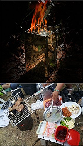 camping moon CAMPINGMOON Portable Stainless Steel Charcoal Chimney Starter MT-18 | The Storepaperoomates Retail Market - Fast Affordable Shopping