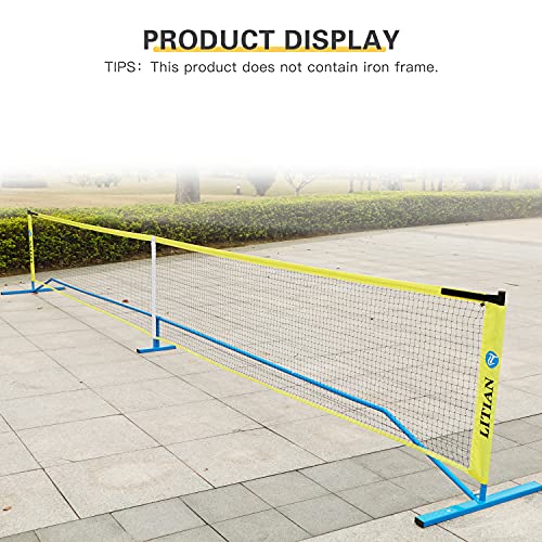 LITIAN Portable Pickleball Replacement Net,Pickleball Nets Portable Regulation Size 22ft, Strong Pe Net Designed for All Weather Conditions | The Storepaperoomates Retail Market - Fast Affordable Shopping