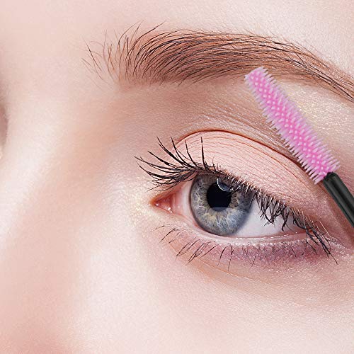 100PCS Disposable Silicone Eyelash Mascara Brushes Wands Applicator Makeup Kits (Multi-colored) | The Storepaperoomates Retail Market - Fast Affordable Shopping