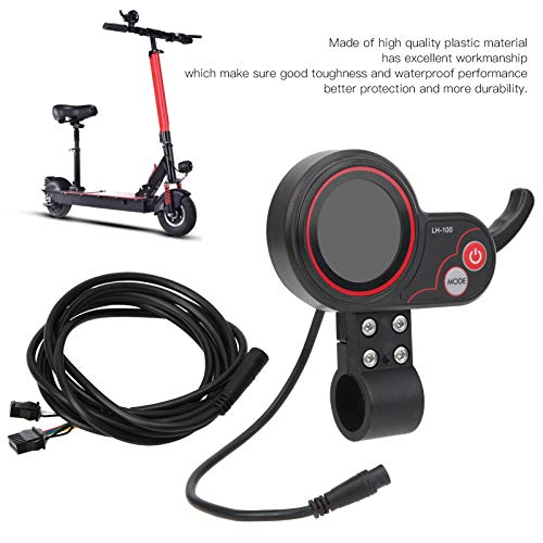 Scooter Display Panel, Thumb Throttle with Display, Plastic for Electric Skateboard Electric Scooter E‑Mountain Bike Home Use(24V, Pisa Leaning Tower Type) | The Storepaperoomates Retail Market - Fast Affordable Shopping