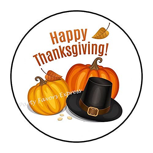 Happy Thanksgiving Envelope Seals Labels 1.5″ Stickers (60) | The Storepaperoomates Retail Market - Fast Affordable Shopping